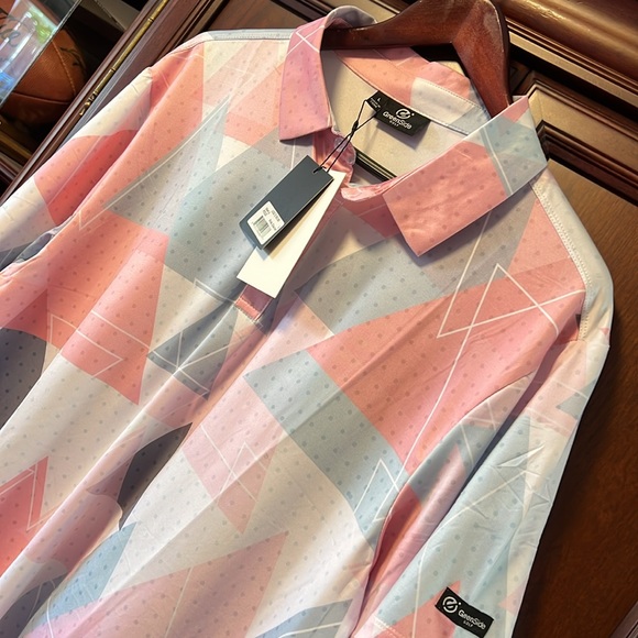 GreenSide Golf Polo Stretch, Wrinkle Resistant, Moisture Wicking & UV Protection - Picture 4 of 8